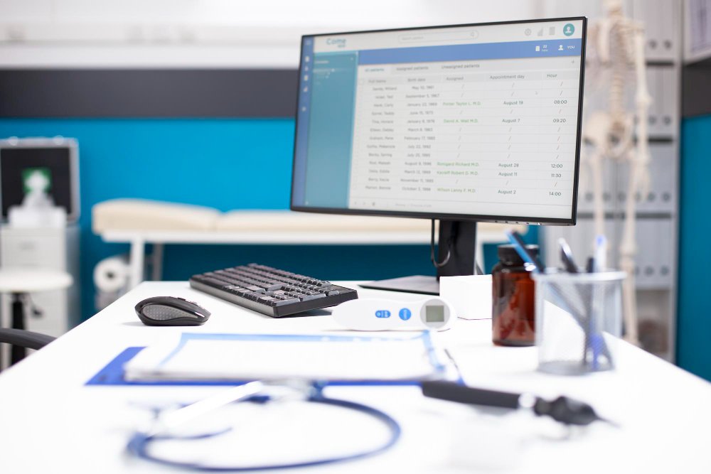Directorio medico en pc de clínica